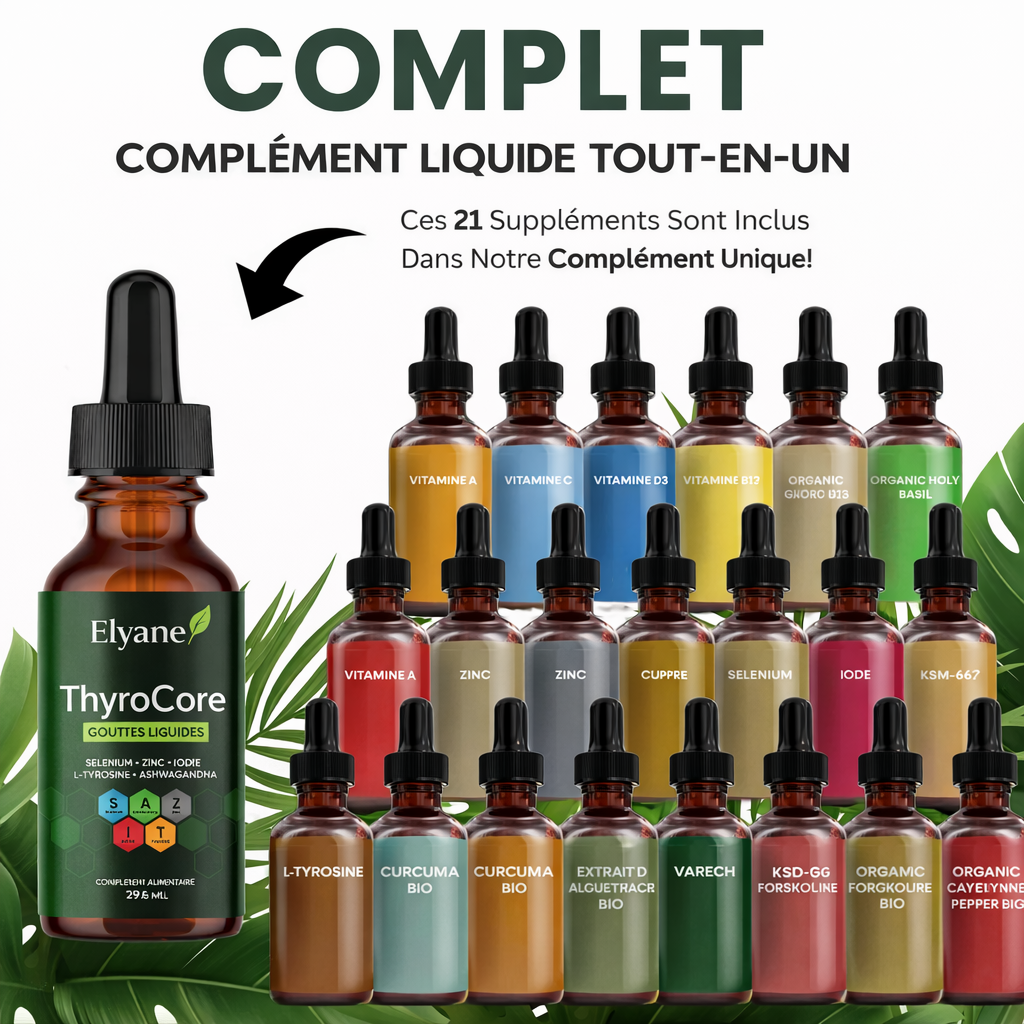 Gouttes de soutien thyroïdien ThyroCore™