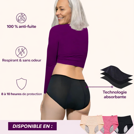 ElyaneDry® | Sous-vêtements anti-fuites (paquet de 5)