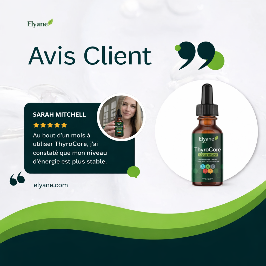 Gouttes de soutien thyroïdien ThyroCore™