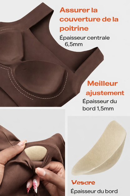 Débardeur sculptant avec soutien-gorge intégré