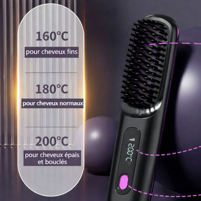 La PREMIÈRE brosse de coiffage intelligente pour cheveux courts