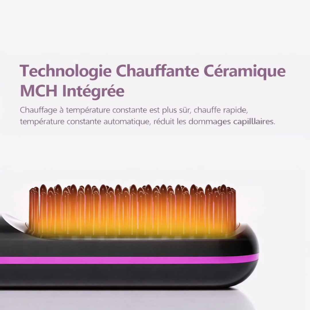 La PREMIÈRE brosse de coiffage intelligente pour cheveux courts